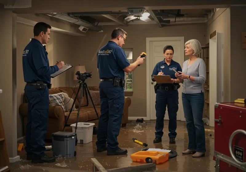 Water Damage Assessment and Insurance Documentation process in Meadowbrook, VA